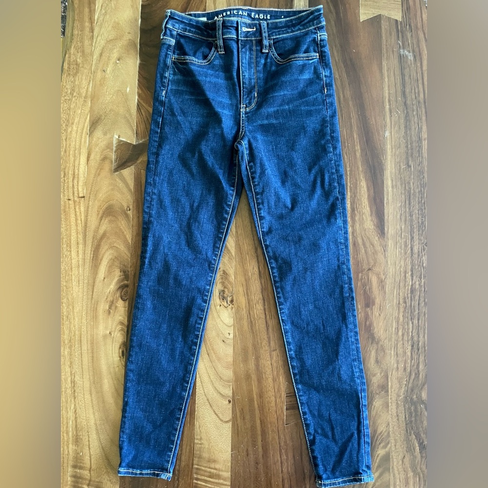 American Eagle next level stretch high rise skinny jean size 6